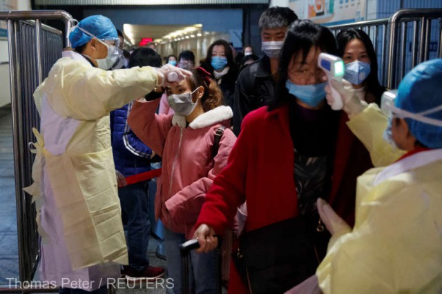 Coronavirus în China: Un nou bilanţ indică 170 de morţi şi peste 1.700 de noi cazuri