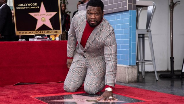 Rapperul 50 Cent a primit o stea pe Walk of Fame din Hollywood
