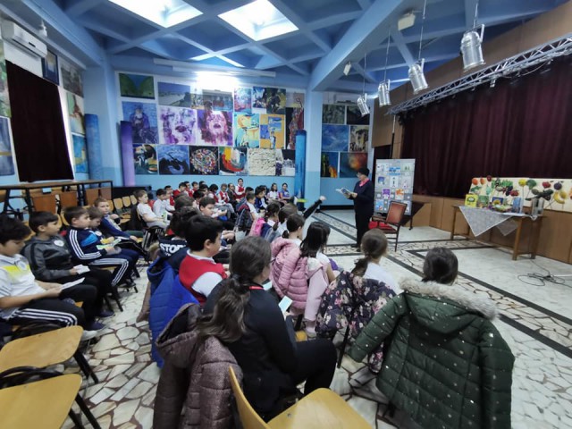 Ziua Internațională a Cititului Împreună, marcată la Școala Gimnazială Lucian Grigorescu din Medgidia