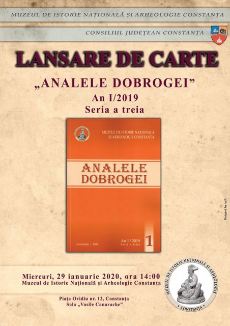 Muzeul de Istorie Națională și Arheologie Constanța lansează 'Analele Dobrogei'