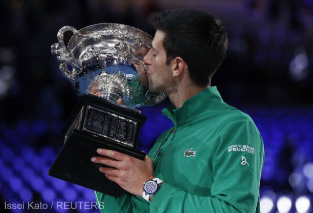 Novak Djokovic a câştigat pentru a opta oară Australian Open