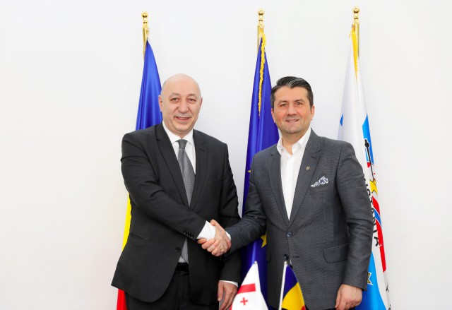 Vizita ambasadorului Georgiei la Primăria Constanța