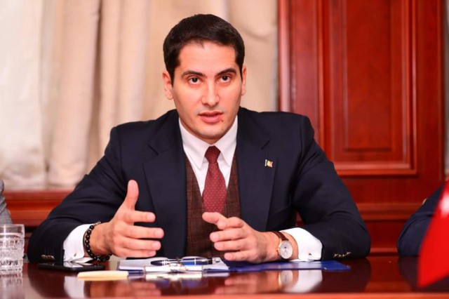 Viceprimarul Costin Răsăuțeanu, întâlnire cu comandantul Grupării Navale Permanente a NATO