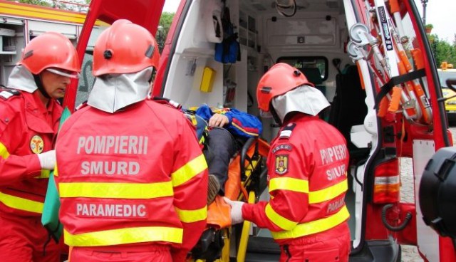 Accident rutier la intersecția străzilor Unirii și Libertății