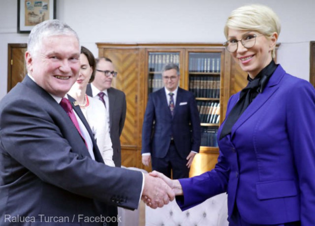 Raluca Turcan - întrevedere cu ambasadorul Zuckerman: SUA - partener strategic esenţial pentru România