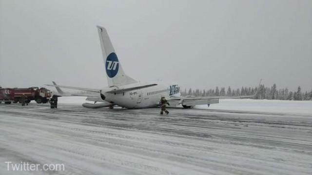 Rusia: Aterizare forţată a unui Boeing 737 în nord-vest; niciun rănit