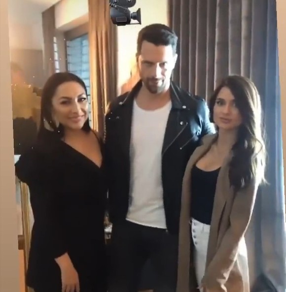 Andra a filmat videoclip cu Adrian Nartea din serialul „Vlad“