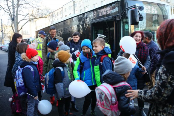 Elevii constănțeni au mers la școală cu autobuzele școlare