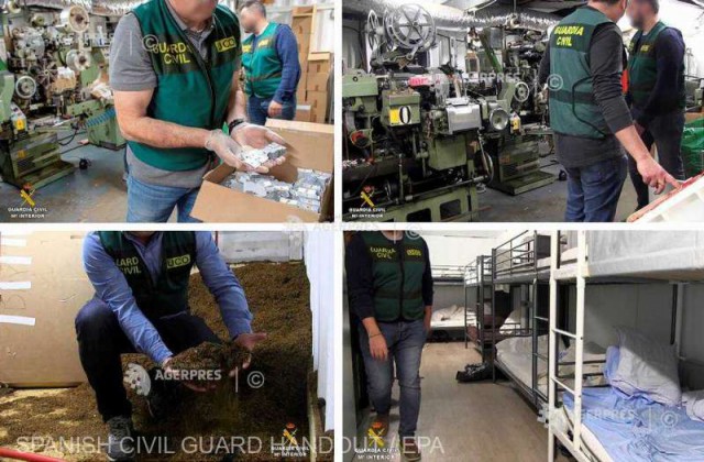 Spania: O fabrică ilegală subterană de ţigări cu profituri de 625.000 de euro pe săptămână, descoperită în provincia Malaga