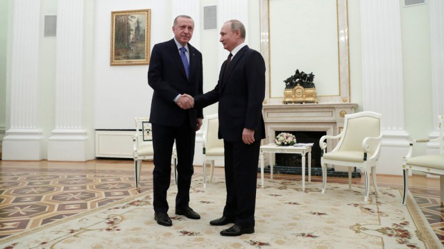 Putin şi Erdogan au convenit o încetare a focului de la miezul nopţii în regiunea Idlib, Siria