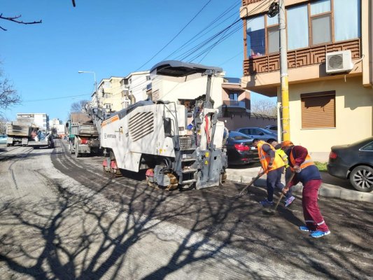Confort Urban continuă reabilitarea carosabilului din Constanta