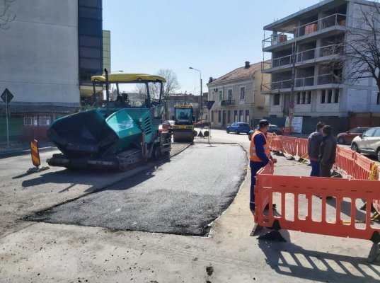 Un nou sens giratoriu pe bulevardul Mamaia