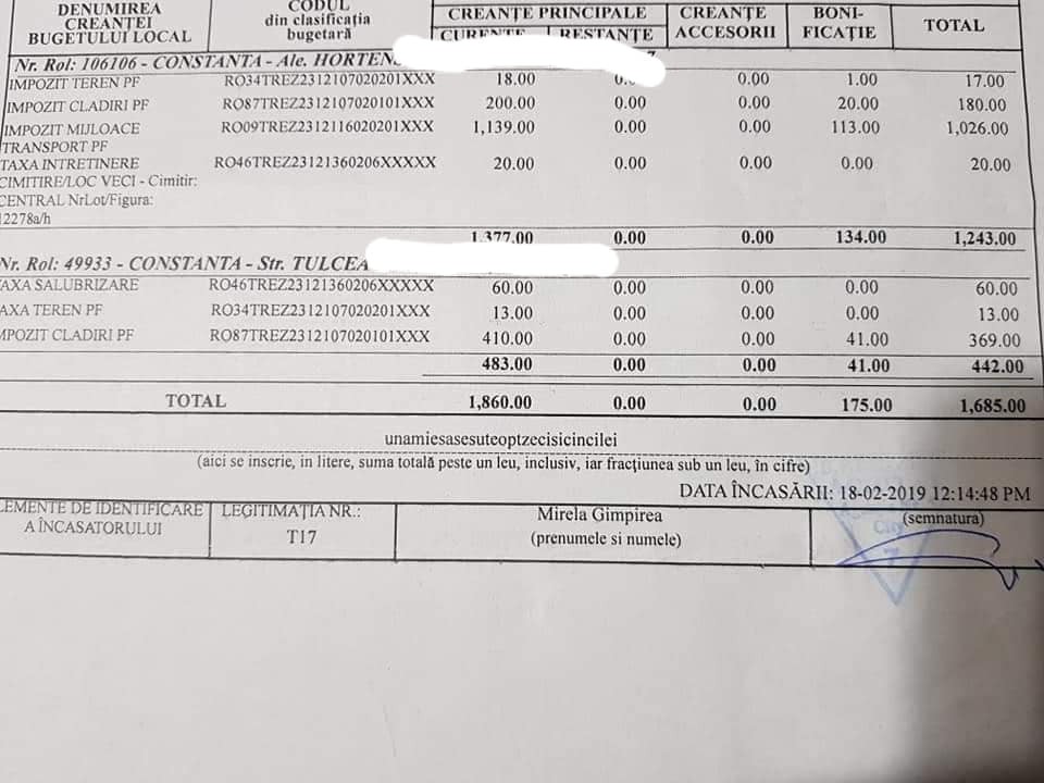 Taxe şi impozite foarte MARI la Constanţa. Primăria dă vina pe INFLAȚIE Taxe şi impozite foarte MARI la Constanţa. Primăria dă vina pe INFLAȚIE