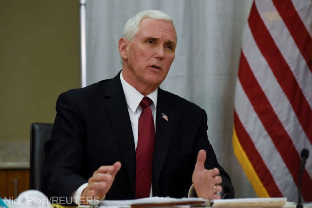 SUA: Vicepreşedintele Mike Pence îşi limitează contactele, fără să intre în carantină