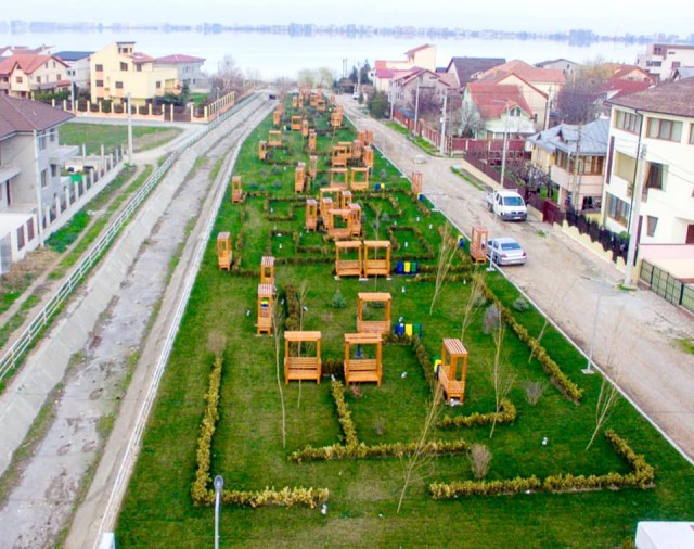 Noul parc din cartierul Ovidiu Sud, aproape de finalizare!