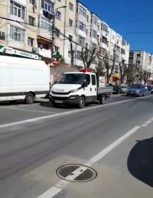 A început DEZINFECTAREA străzilor din NĂVODARI