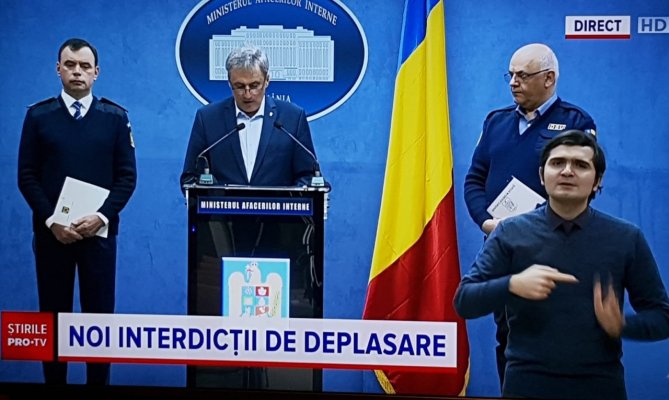 Ministrul Vela a anunţat NOI INTERDICȚII de DEPLASARE