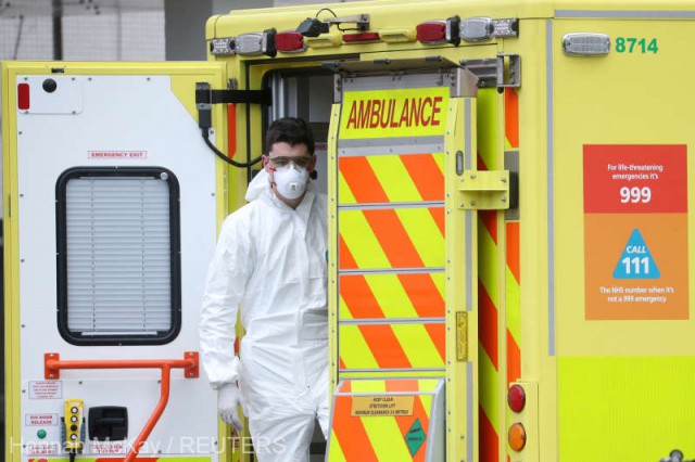 Coronavirus: Bilanţul morţilor în spitalele din Marea Britanie a crescut cu 763 în ultimele 24 de ore