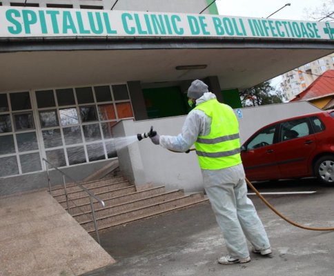 Primăria Constanța continuă acțiunile de dezinfecție la unitățile spitalicești