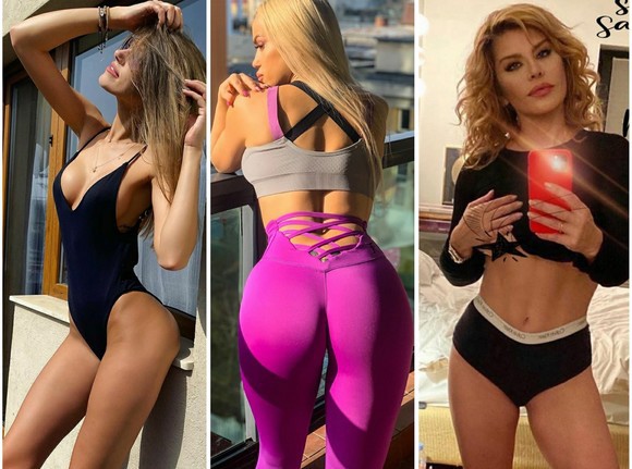 Cele mai sexy poze din autoizolare. Anamaria Prodan a renunțat la sutien, Anna Lesko gătește pe tocuri