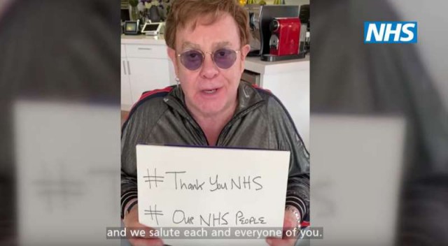 Elton John şi Paul McCartney, printre vedetele care au mulţumit personalului sanitar din NHS
