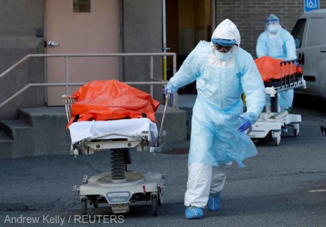 Coronavirus: Mai puţin de 700 de morţi în 24 de ore, în SUA, pentru a treia zi consecutiv