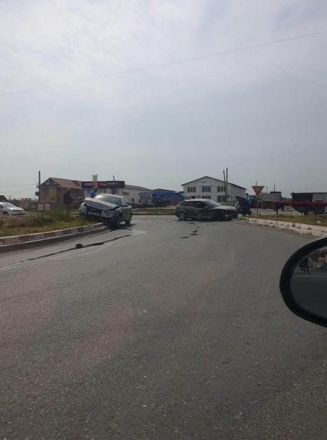 Accident rutier la intersecția din Lumina