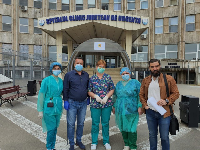 'Împreună, Constanța va răsări' donează un tunel de dezinfectare secției de cardiologie din cadrul Spitalului de Urgență Sfântul Andrei din Constanța