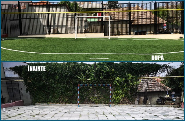 Primele șase terenuri de sport din Medgidia au fost finalizate