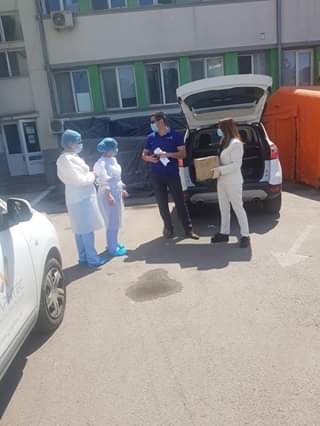 Actiune de donare de materiale de protectie Spitalul de Boli Infecţioase Constanţa