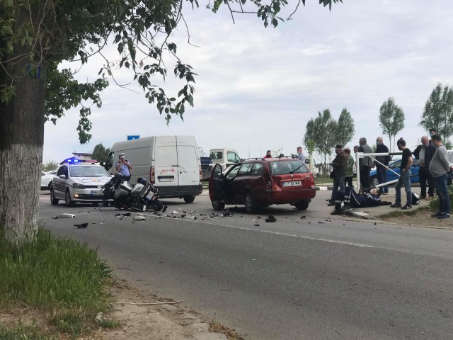 Polițist aflat în misiune, rănit într-un accident la Constanța