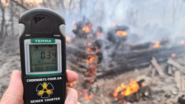Cernobâlul, asediat de incendii forestiere, la împlinirea a 34 de ani de la accidentul nuclear