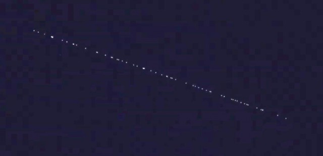 Sateliții Starlink, vizibili pe cerul Constanței VIDEO
