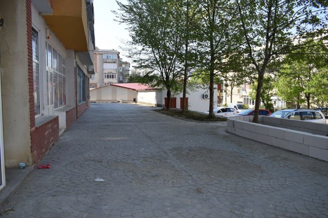 Lucrările pe platoul betonat din cartierul Trust, în plină desfăşurare