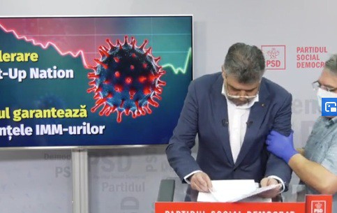 Marcel Ciolacu s-a PRĂBUŞIT peste pupitru şi a LEŞINAT, în cadrul unei conferințe de presă. VIDEO