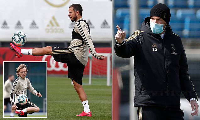 Real Madrid a reluat antrenamentele! Apariția inedită a lui Zidane și ce se întâmplă cu Eden Hazard