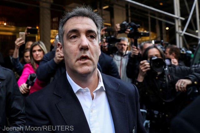 Michael Cohen, fost avocat al lui Trump, eliberat din închisoare în contextul coronavirusului