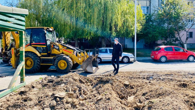 O nouă parcare pe strada Pescărușului din Năvodari