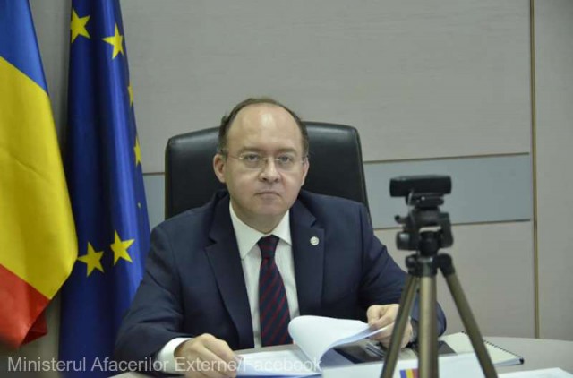 Aurescu a vorbit, la reuniunea omologilor din UE, de impactul SARS-CoV-2 în statele în care există conflicte militare
