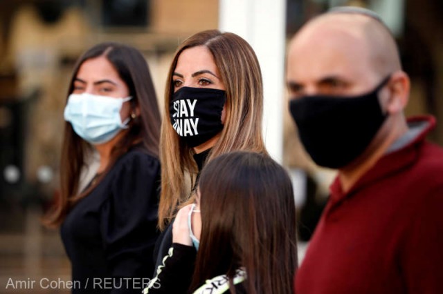 Coronavirus: Israelul suspendă temporar cerinţa purtării măştilor, pe fondul unui val de căldură