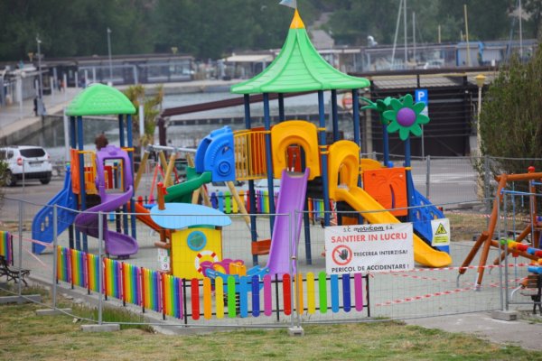 Locul de joacă din Portul Tomis se transformă în zonă de agrement