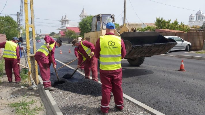 Tot mai multe străzi din cartierul Palazu Mare sunt modernizate