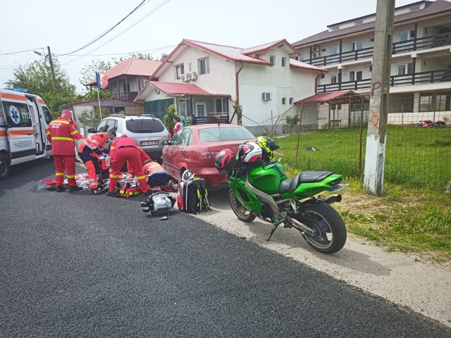 Accident rutier în Vama Veche: un motociclist a MURIT! VIDEO
