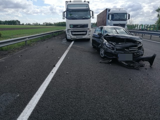 Accident rutier pe A2