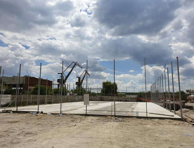 Lucrările la terenul de sport din Hârșova, aproape de final