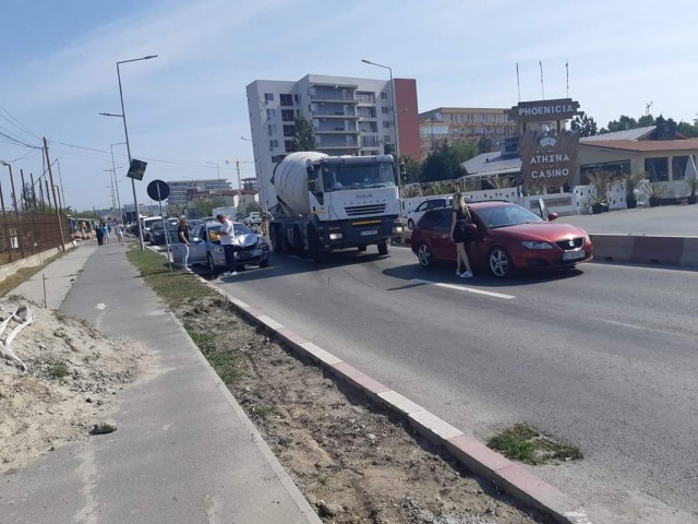 Accident rutier în Mamaia Nord