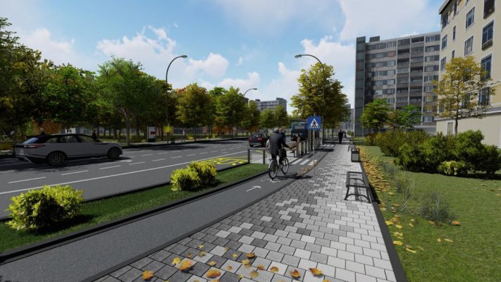 Rețea de piste pentru biciclete în municipiul Constanța până în vara anului 2022