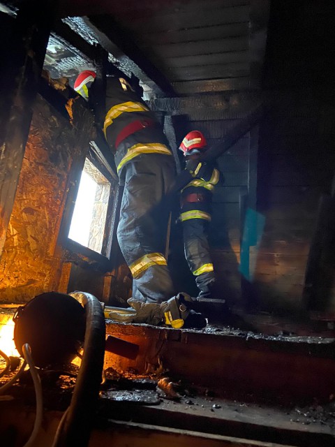 Incendiu la o terasă din zona Cleopatra