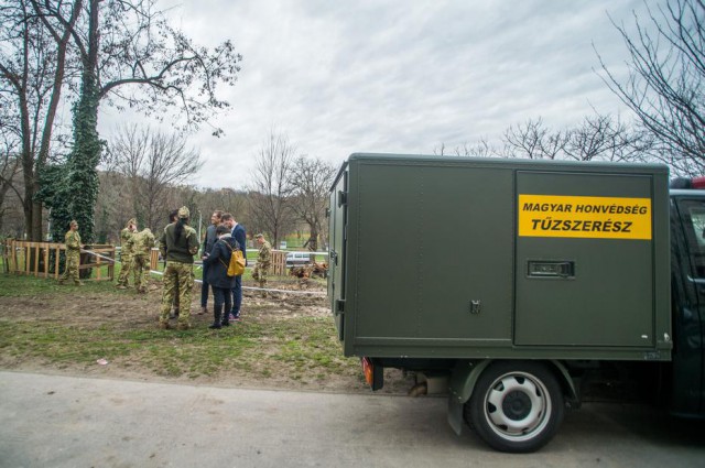 O bombă din timpul războiului descoperită într-un cartier din Budapesta va fi dezamorsată