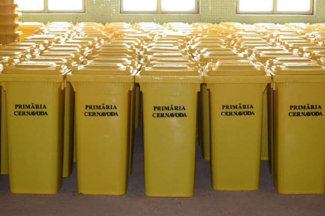 A sosit la Cernavodă primul transport cu europubele